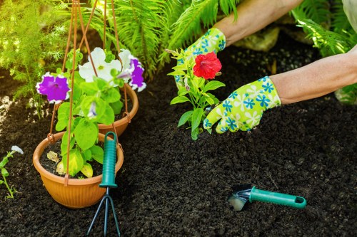 Privacy and minimal data handling for garden maintenance payments